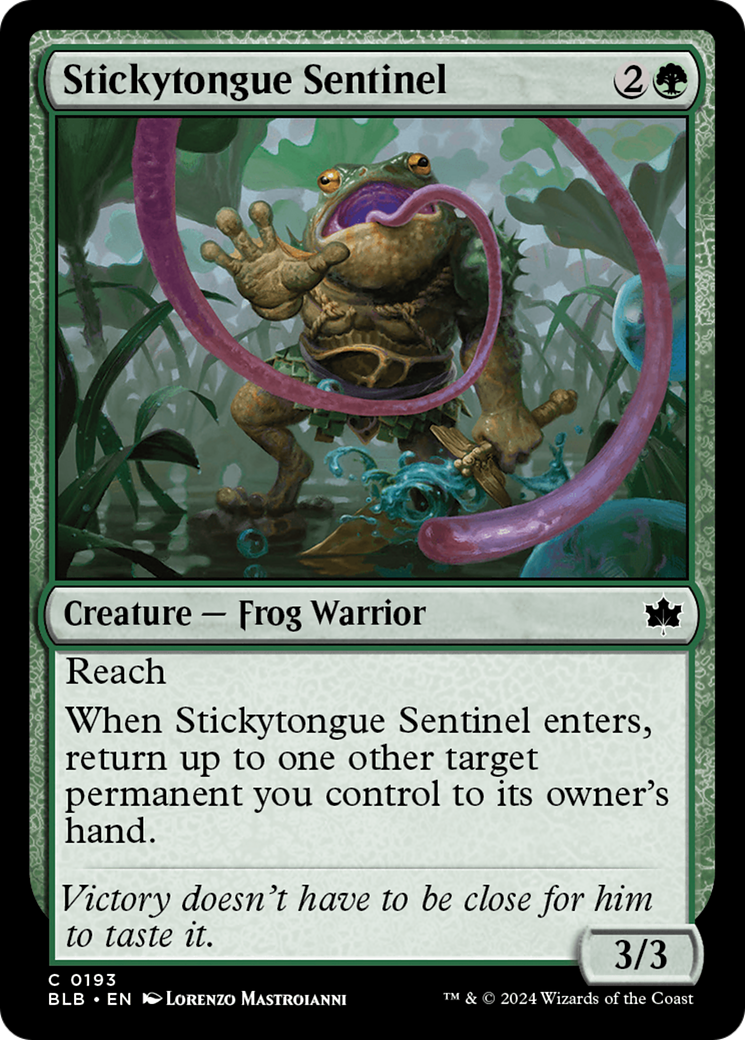 Stickytongue Sentinel [Bloomburrow] | The Gaming Verse