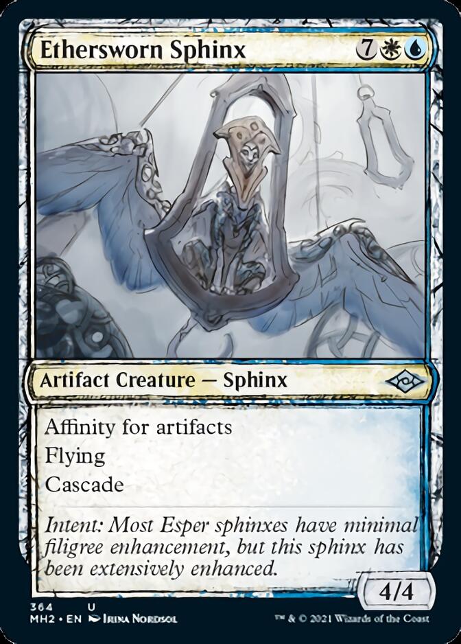 Ethersworn Sphinx (Sketch) [Modern Horizons 2] | The Gaming Verse