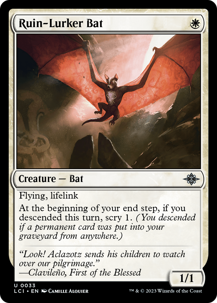 Ruin-Lurker Bat [The Lost Caverns of Ixalan] | The Gaming Verse