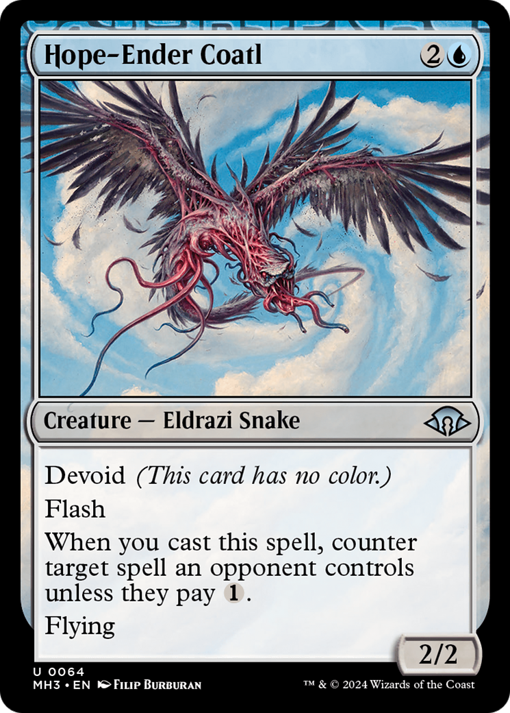 Hope-Ender Coatl [Modern Horizons 3] | The Gaming Verse