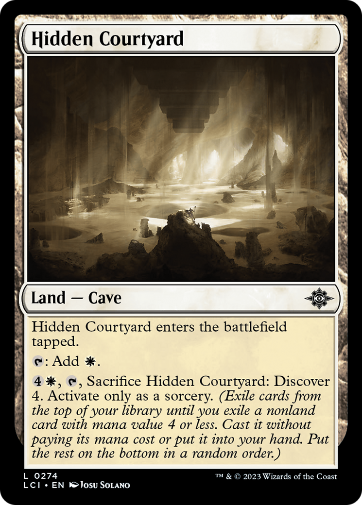 Hidden Courtyard [The Lost Caverns of Ixalan] | The Gaming Verse