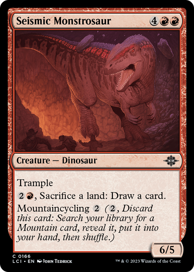 Seismic Monstrosaur [The Lost Caverns of Ixalan] | The Gaming Verse