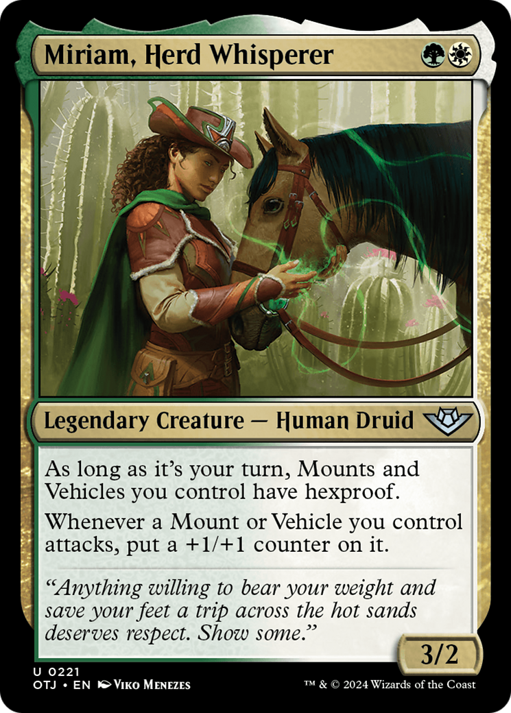 Miriam, Herd Whisperer [Outlaws of Thunder Junction] | The Gaming Verse