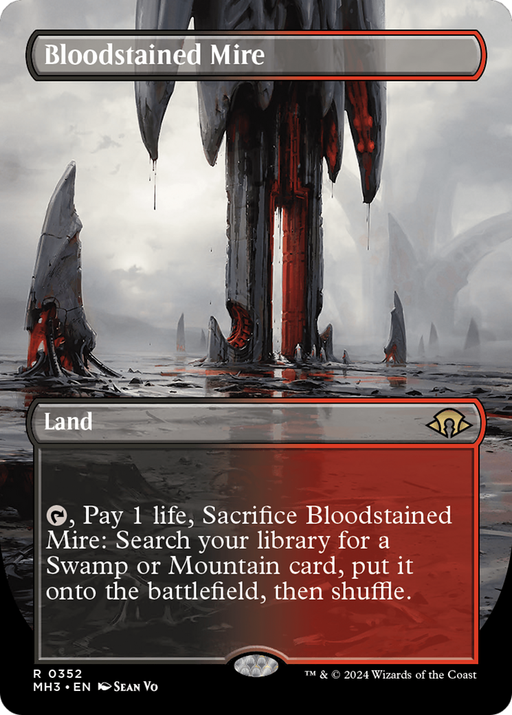 Bloodstained Mire (Borderless) [Modern Horizons 3] | The Gaming Verse