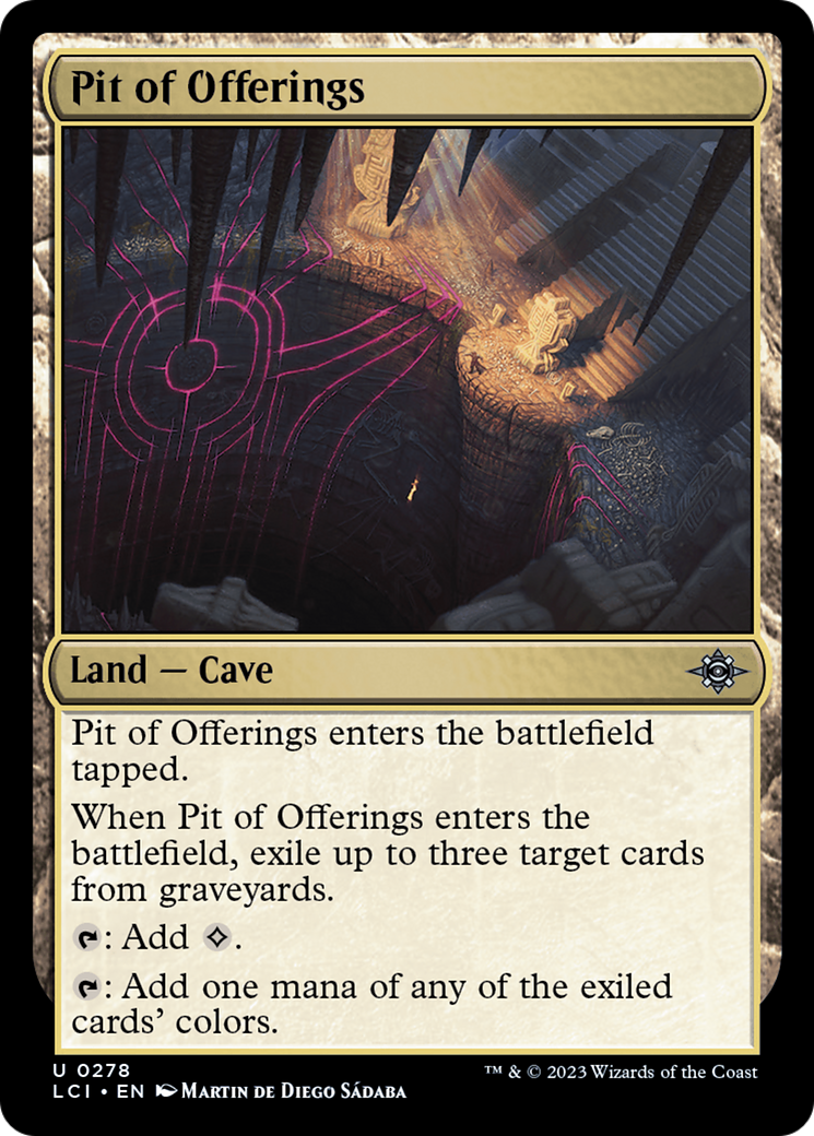 Pit of Offerings [The Lost Caverns of Ixalan] | The Gaming Verse