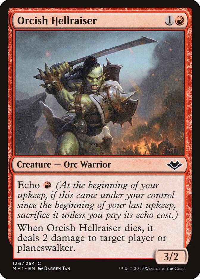 Orcish Hellraiser [Modern Horizons] | The Gaming Verse