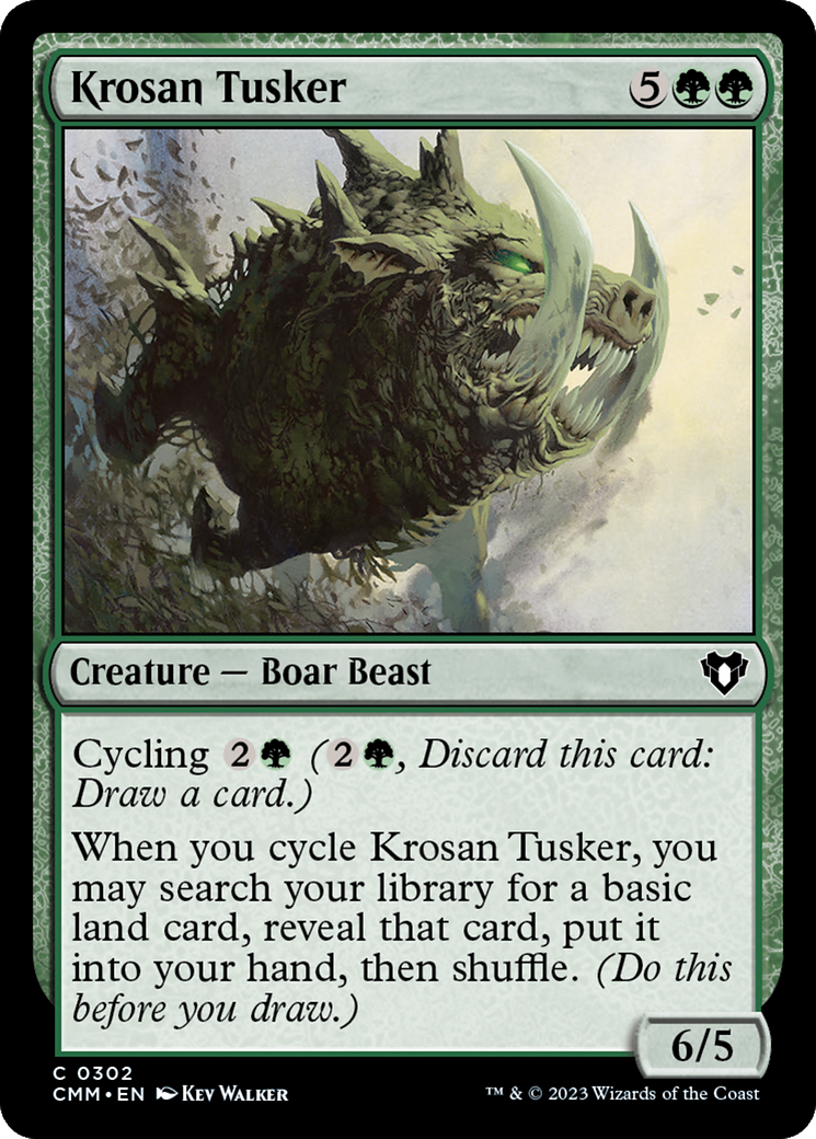 Krosan Tusker [Commander Masters] | The Gaming Verse