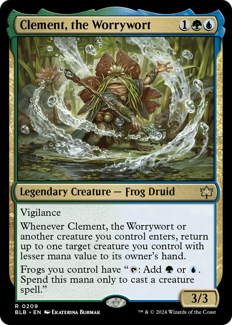 Clement, the Worrywort [Bloomburrow] | The Gaming Verse