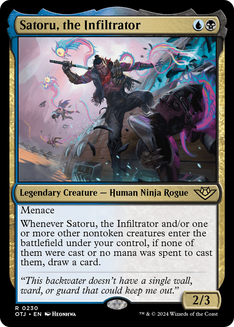 Satoru, the Infiltrator [Outlaws of Thunder Junction] | The Gaming Verse