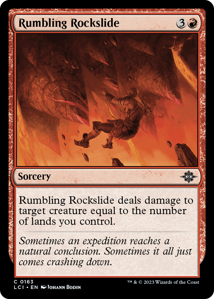 Rumbling Rockslide [The Lost Caverns of Ixalan] | The Gaming Verse