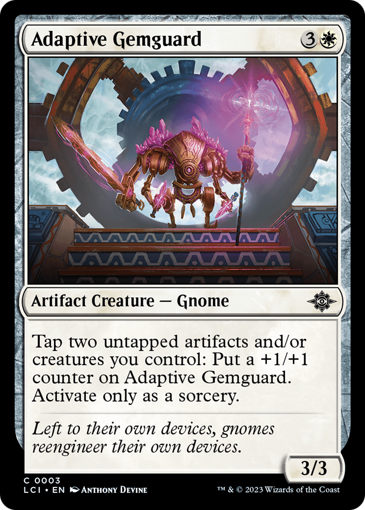 Adaptive Gemguard [The Lost Caverns of Ixalan] | The Gaming Verse