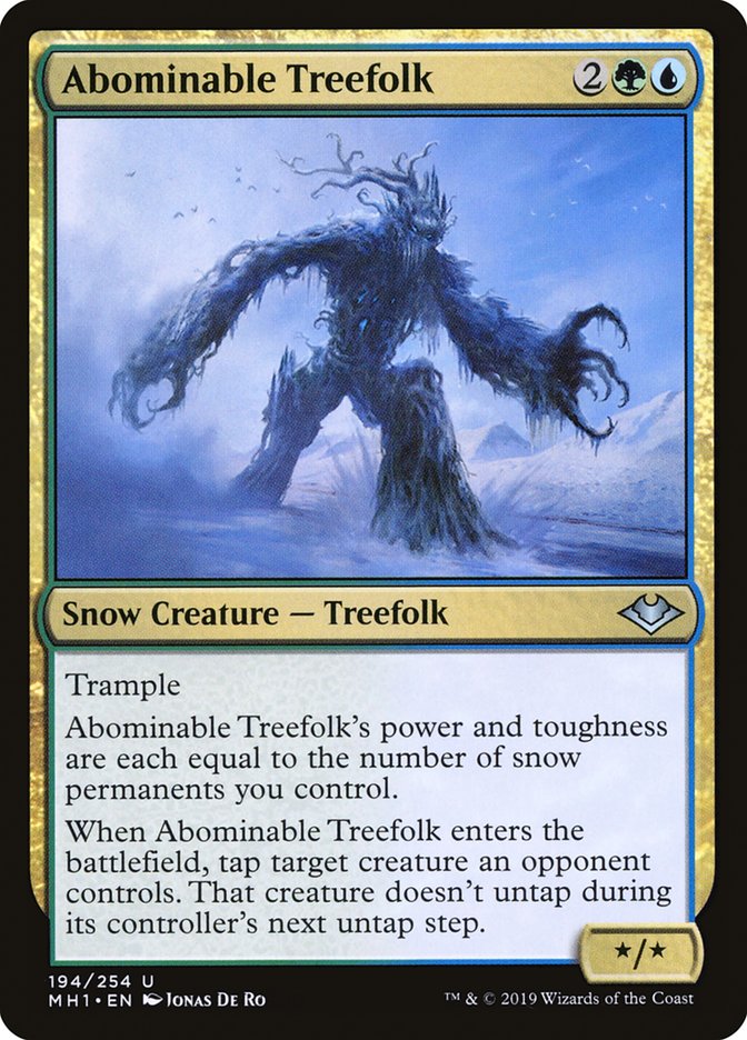 Abominable Treefolk [Modern Horizons] | The Gaming Verse