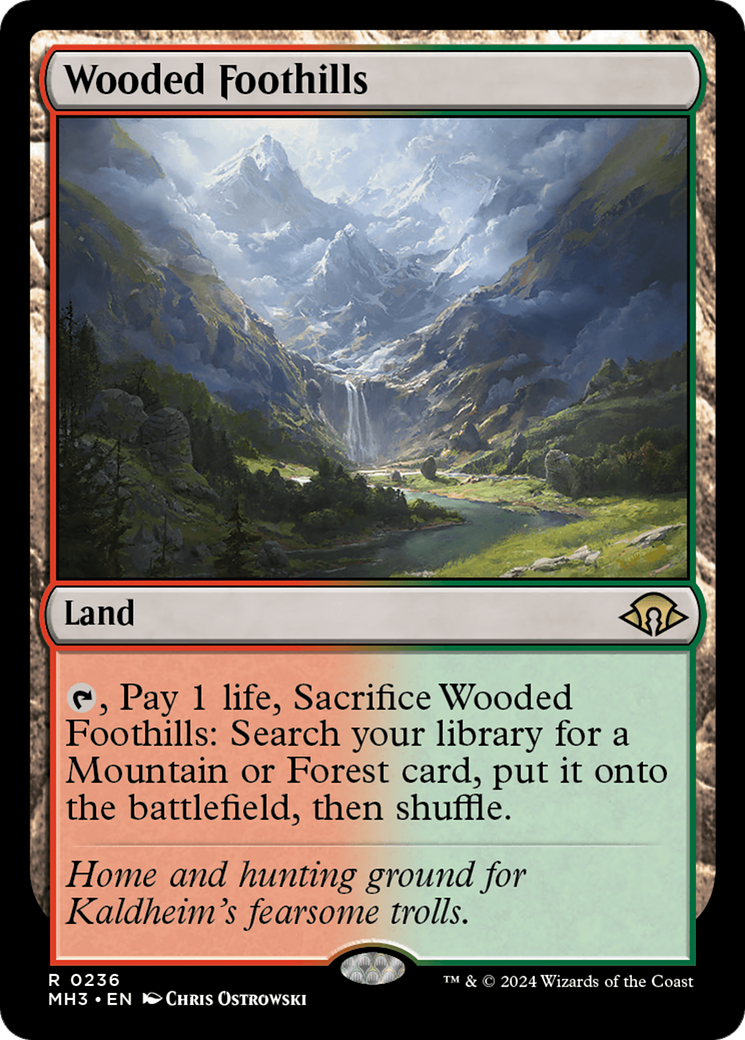 Wooded Foothills [Modern Horizons 3] | The Gaming Verse