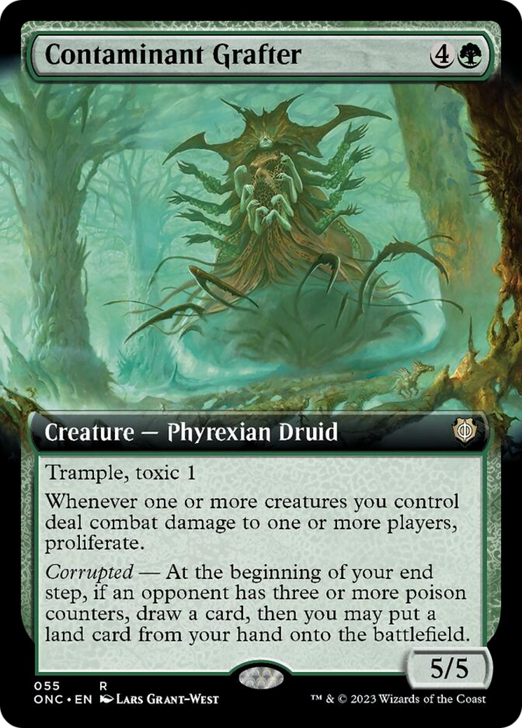 Contaminant Grafter (Extended Art) [Phyrexia: All Will Be One Commander] | The Gaming Verse