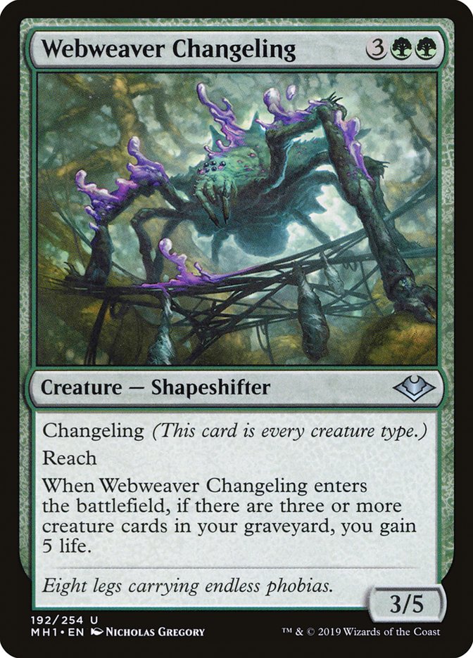 Webweaver Changeling [Modern Horizons] | The Gaming Verse