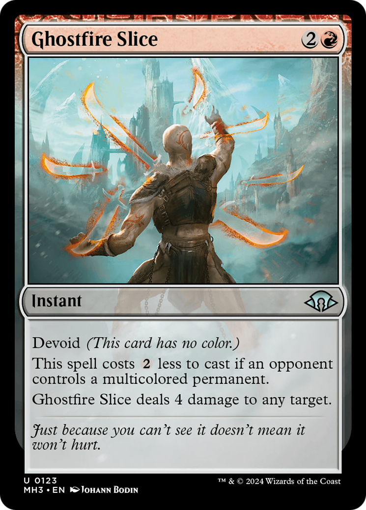 Ghostfire Slice [Modern Horizons 3] | The Gaming Verse