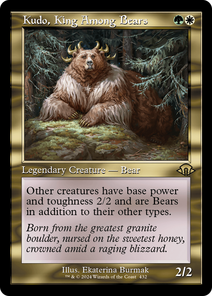 Kudo, King Among Bears (Retro) [Modern Horizons 3] | The Gaming Verse