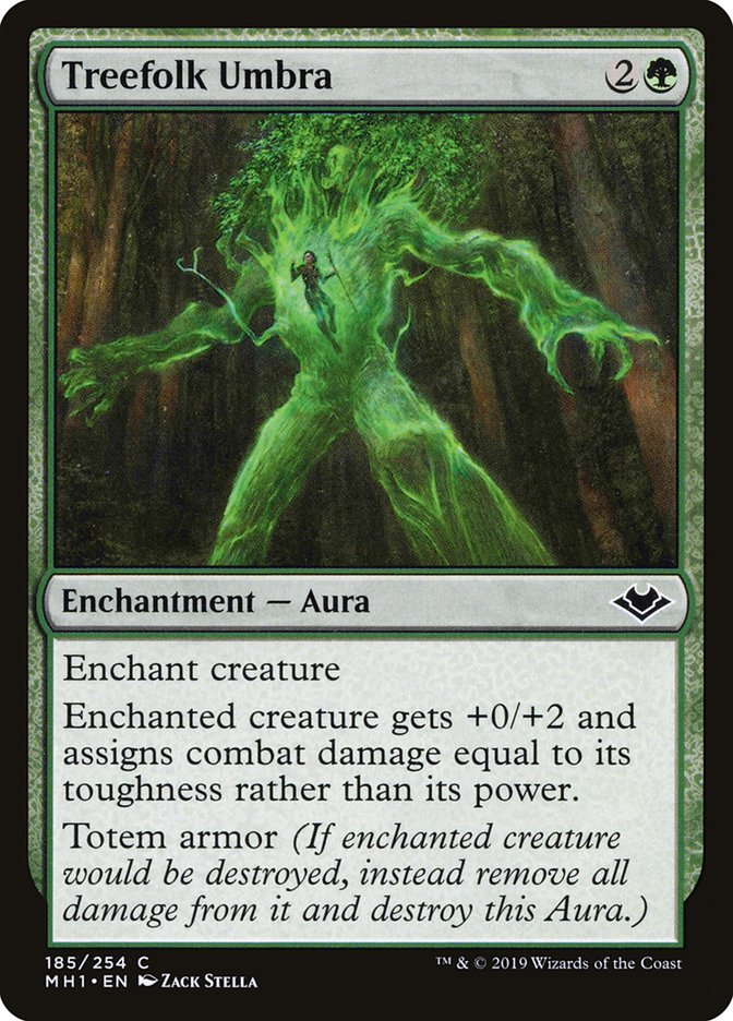 Treefolk Umbra [Modern Horizons] | The Gaming Verse