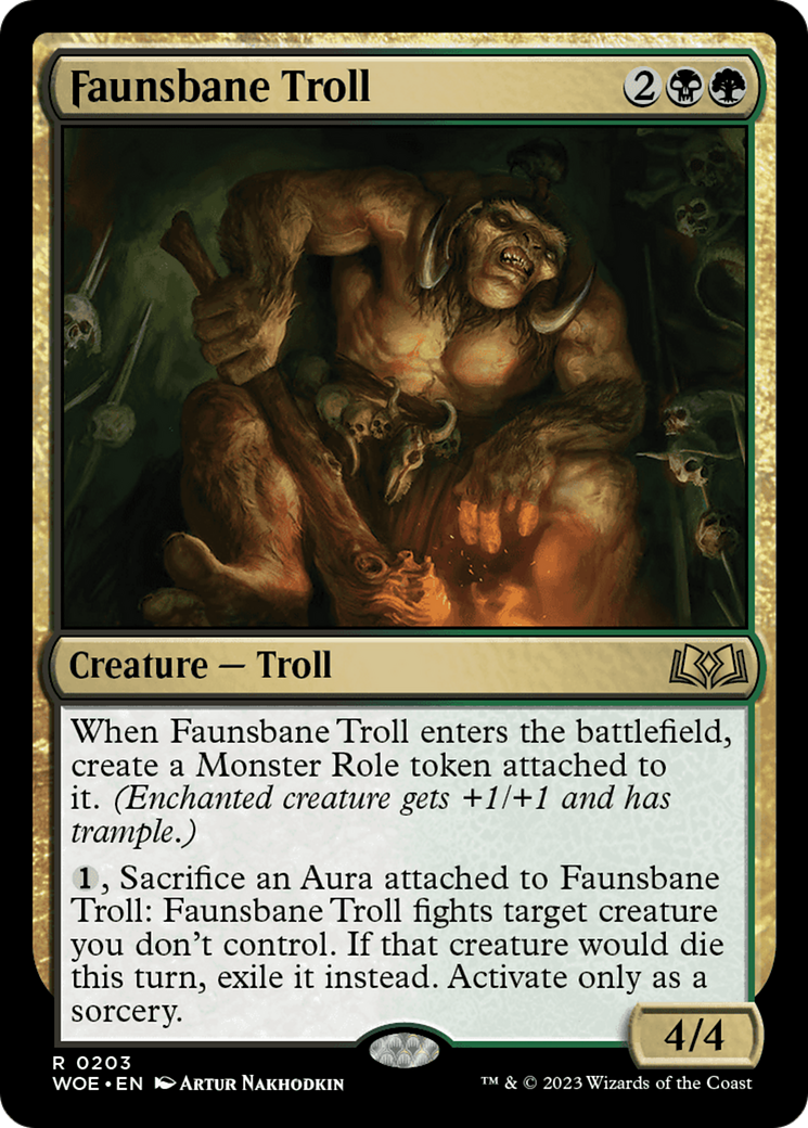 Faunsbane Troll [Wilds of Eldraine] | The Gaming Verse