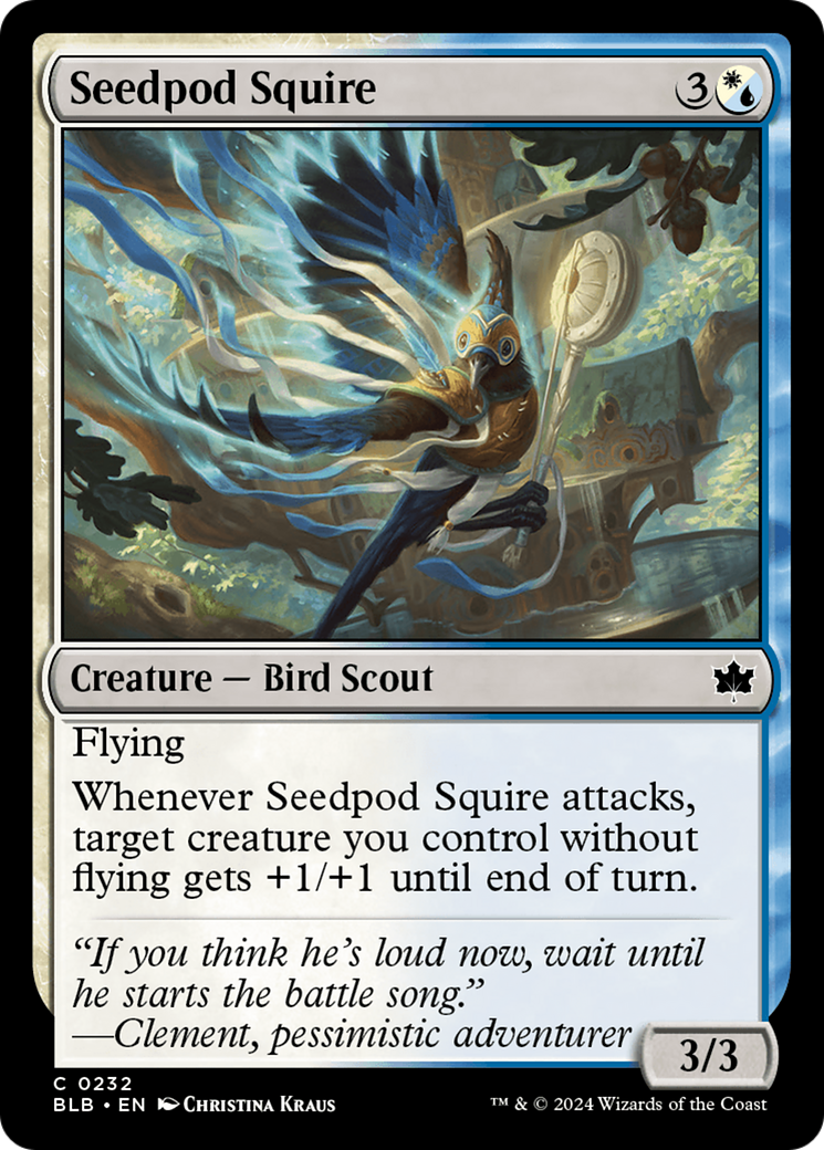 Seedpod Squire [Bloomburrow] | The Gaming Verse