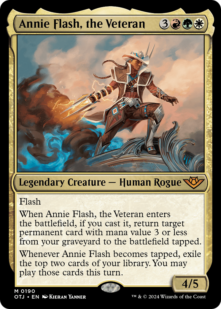 Annie Flash, the Veteran [Outlaws of Thunder Junction] | The Gaming Verse