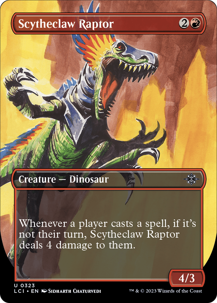 Scytheclaw Raptor (Borderless) [The Lost Caverns of Ixalan] | The Gaming Verse