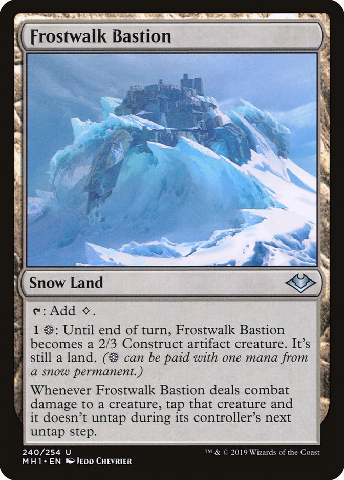 Frostwalk Bastion [Modern Horizons] | The Gaming Verse