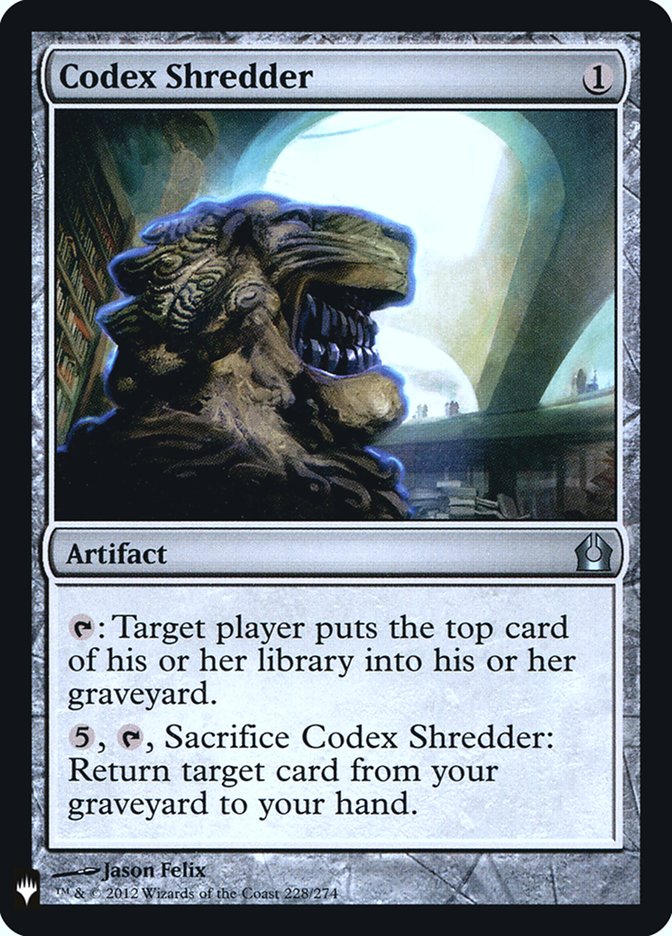 Codex Shredder [Mystery Booster] | The Gaming Verse