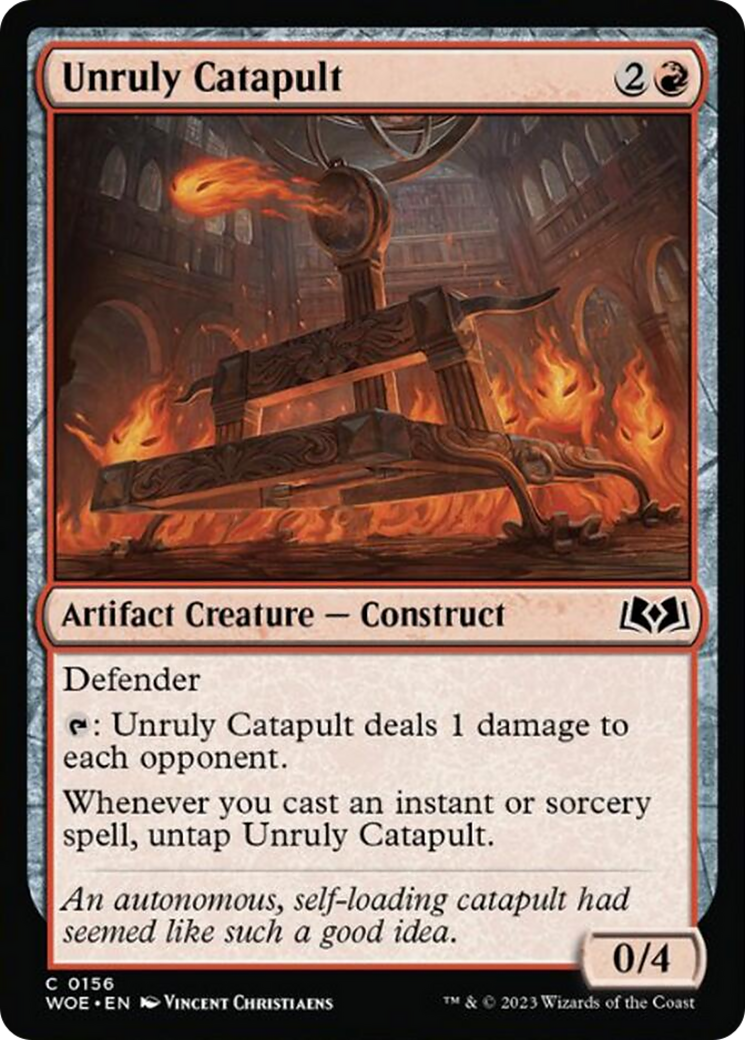 Unruly Catapult [Wilds of Eldraine] | The Gaming Verse