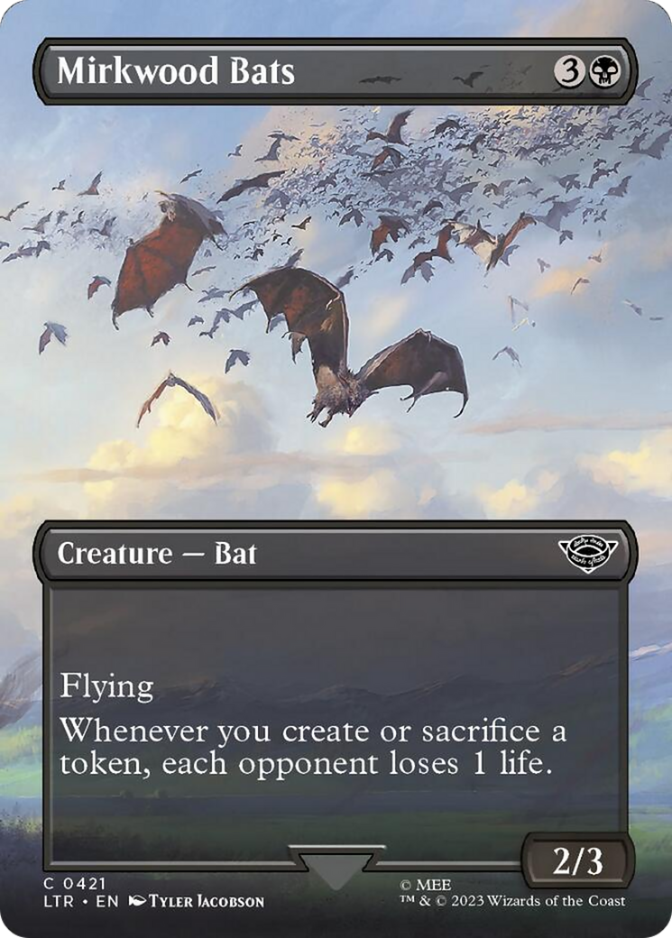 Mirkwood Bats (Borderless Alternate Art) [The Lord of the Rings: Tales of Middle-Earth] | The Gaming Verse