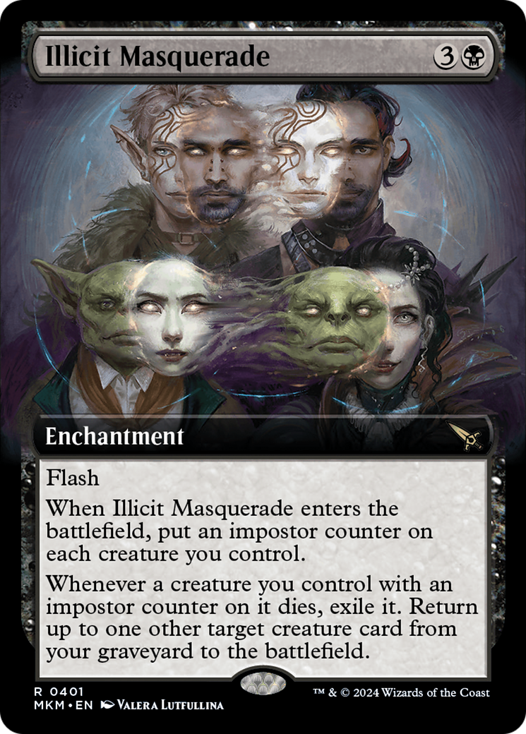 Illicit Masquerade (Extended Art) [Murders at Karlov Manor] | The Gaming Verse