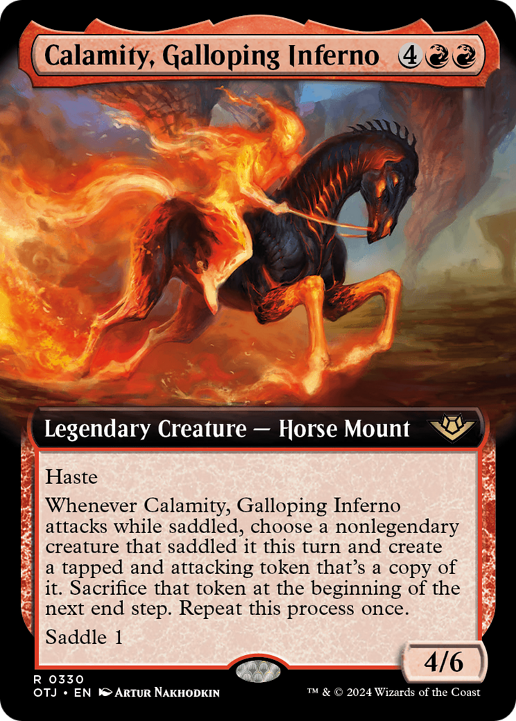 Calamity, Galloping Inferno (Extended Art) [Outlaws of Thunder Junction] | The Gaming Verse