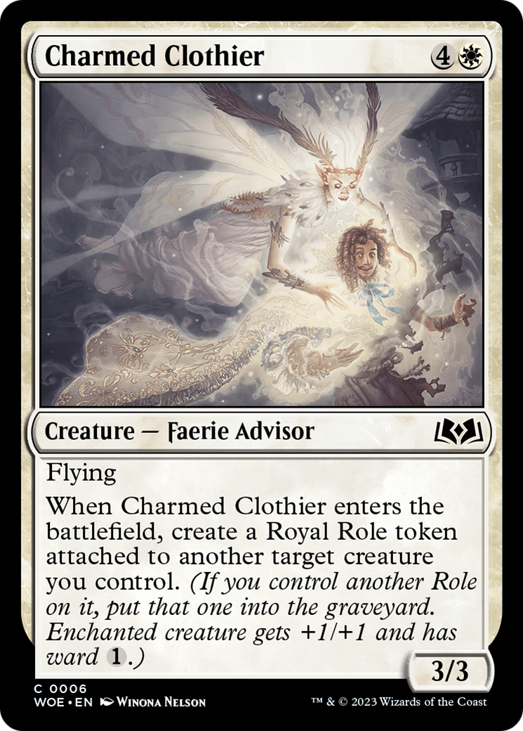 Charmed Clothier [Wilds of Eldraine] | The Gaming Verse