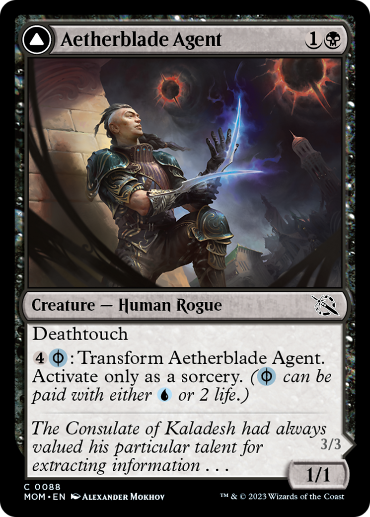 Aetherblade Agent // Gitaxian Mindstinger [March of the Machine] | The Gaming Verse