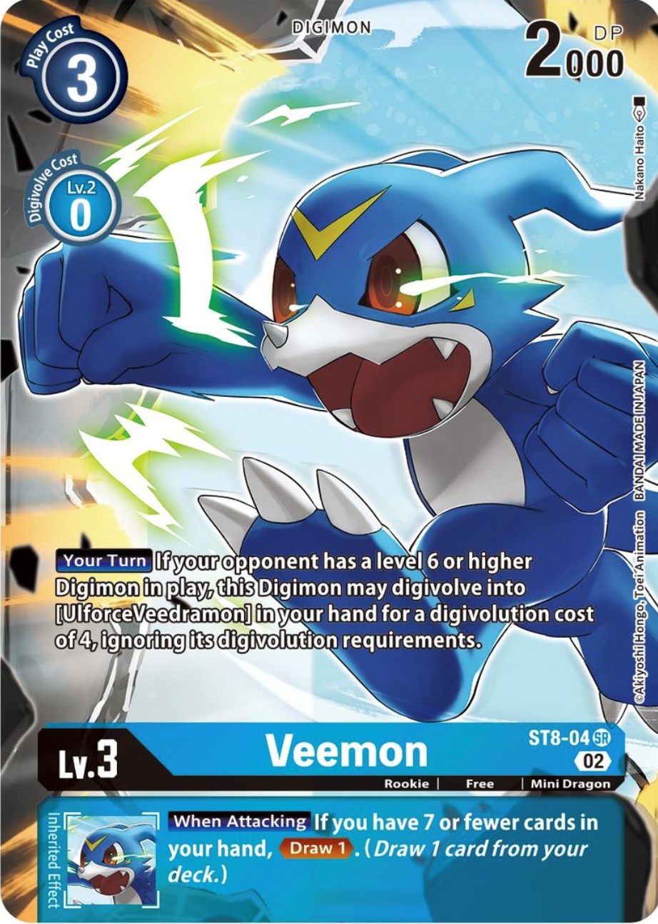 Veemon [ST8-04] (Alternate Art) [Starter Deck: Beelzemon Advanced Deck Set] | The Gaming Verse