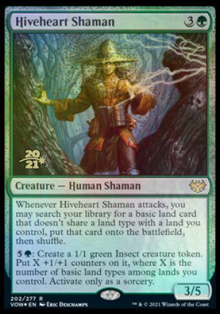 Hiveheart Shaman [Innistrad: Crimson Vow Prerelease Promos] | The Gaming Verse