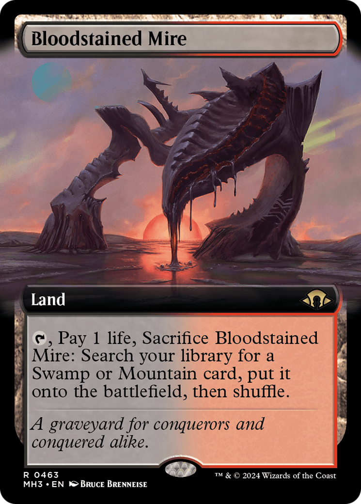 Bloodstained Mire (Extended Art) [Modern Horizons 3] | The Gaming Verse