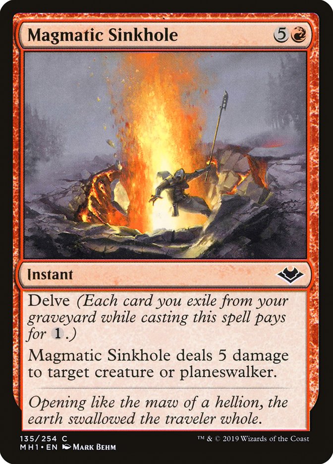 Magmatic Sinkhole [Modern Horizons] | The Gaming Verse