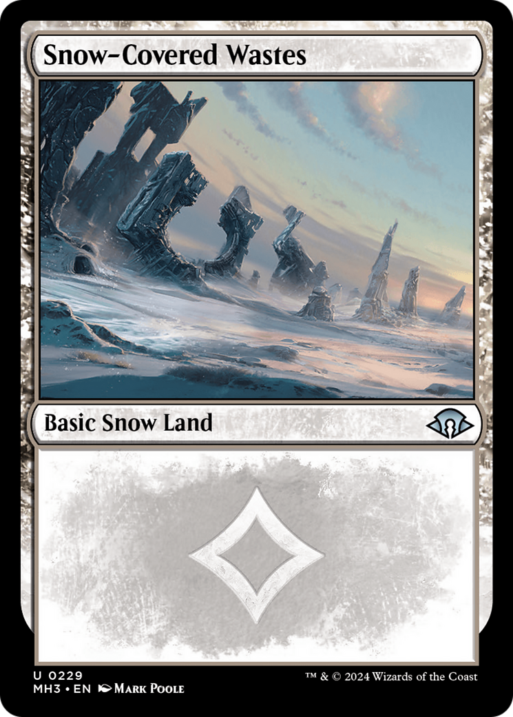 Snow-Covered Wastes (0229) [Modern Horizons 3] | The Gaming Verse