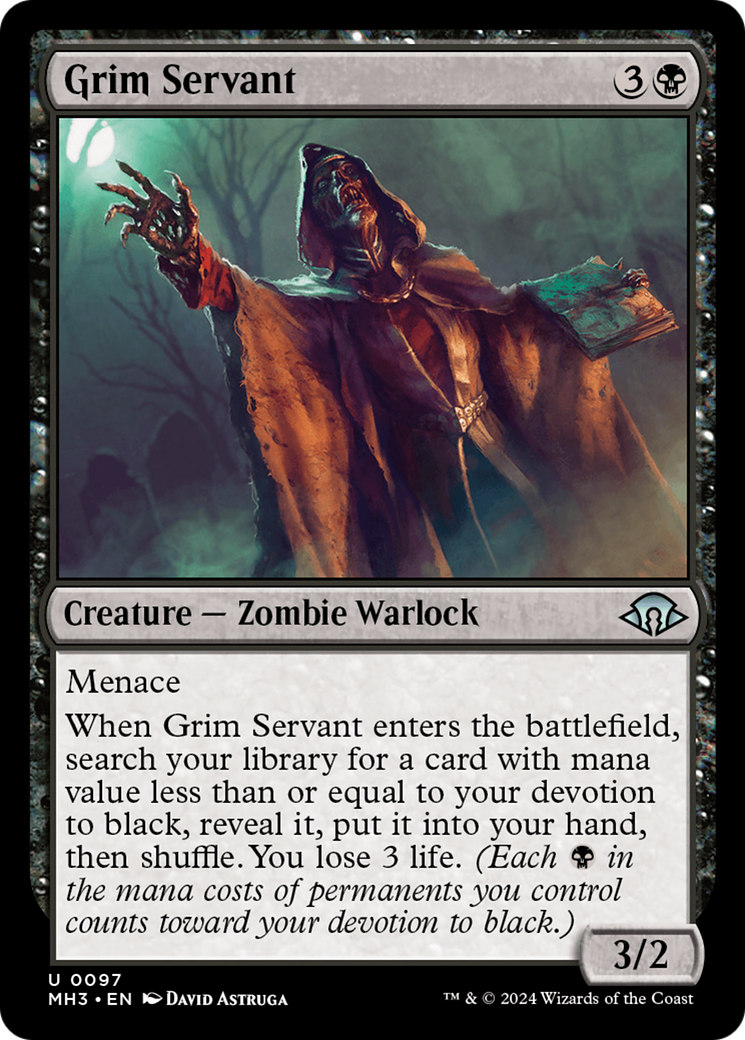 Grim Servant [Modern Horizons 3] | The Gaming Verse