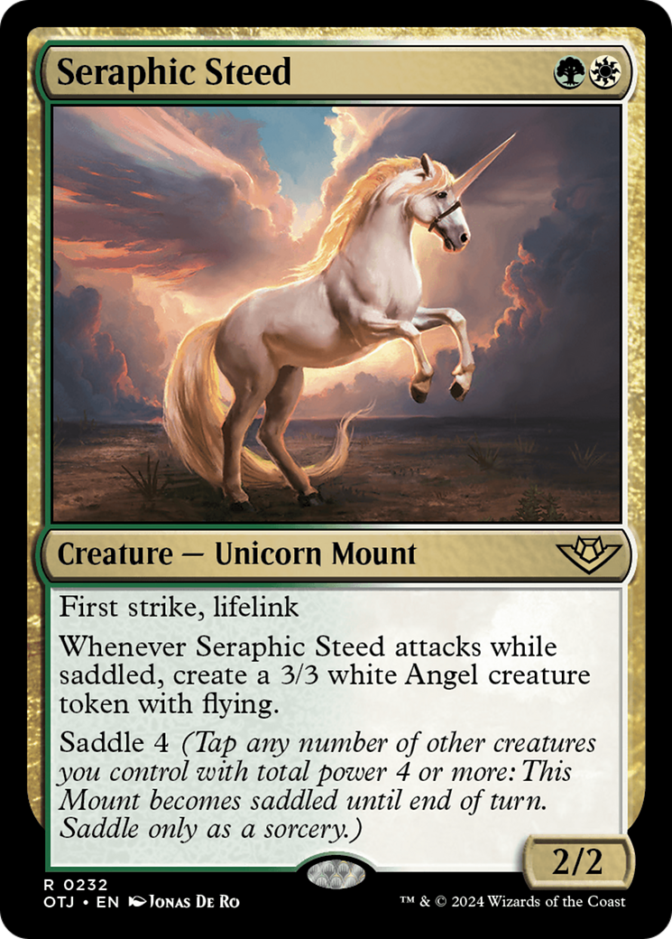 Seraphic Steed [Outlaws of Thunder Junction] | The Gaming Verse