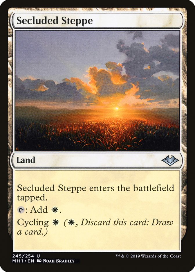 Secluded Steppe [Modern Horizons] | The Gaming Verse