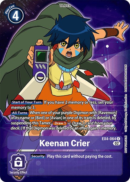 Keenan Crier [EX4-064] (Alternate Art) [Alternative Being Booster] | The Gaming Verse