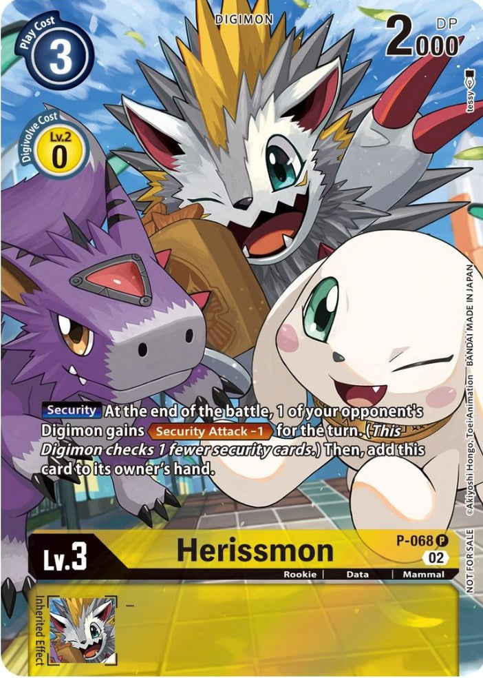 Herissmon [P-068] (Official Tournament Pack Vol. 10) [Promotional Cards] | The Gaming Verse