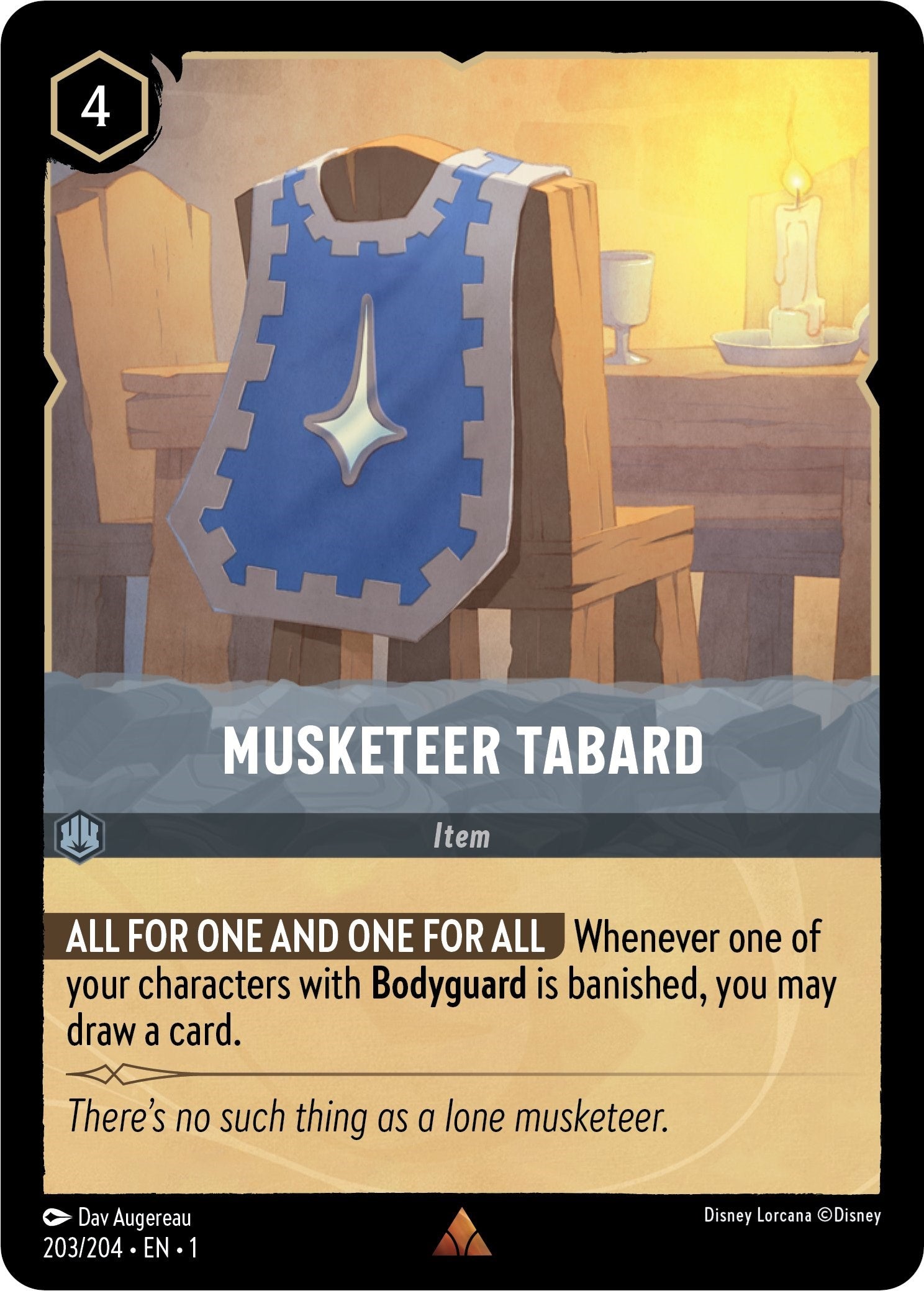 Musketeer Tabard (203/204) [The First Chapter] | The Gaming Verse