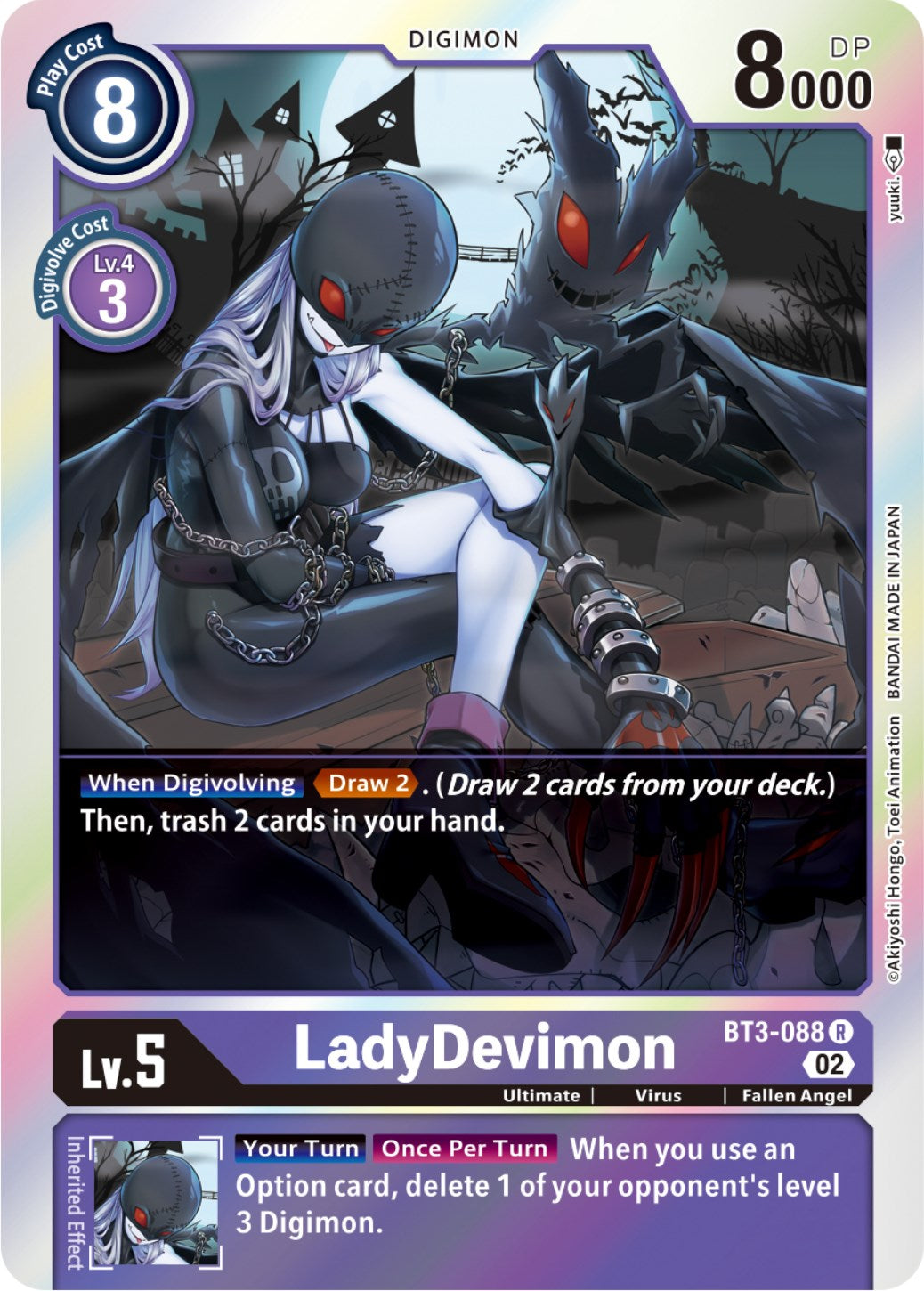 LadyDevimon [BT3-088] (Resurgence Booster Reprint) [Resurgence Booster] | The Gaming Verse