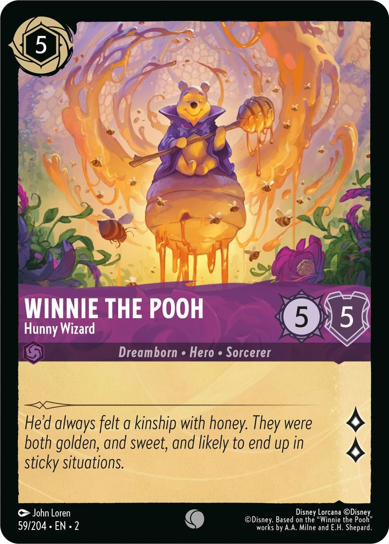 Winnie the Pooh - Hunny Wizard (59/204) [Rise of the Floodborn] | The Gaming Verse