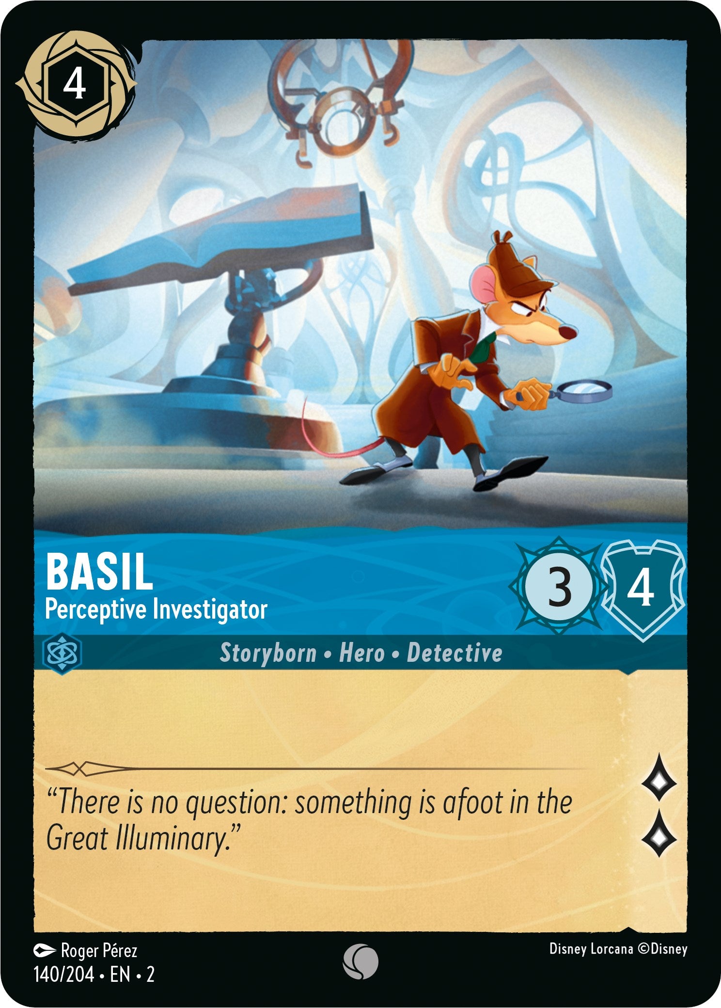 Basil - Perceptive Investigator (140/204) [Rise of the Floodborn] | The Gaming Verse