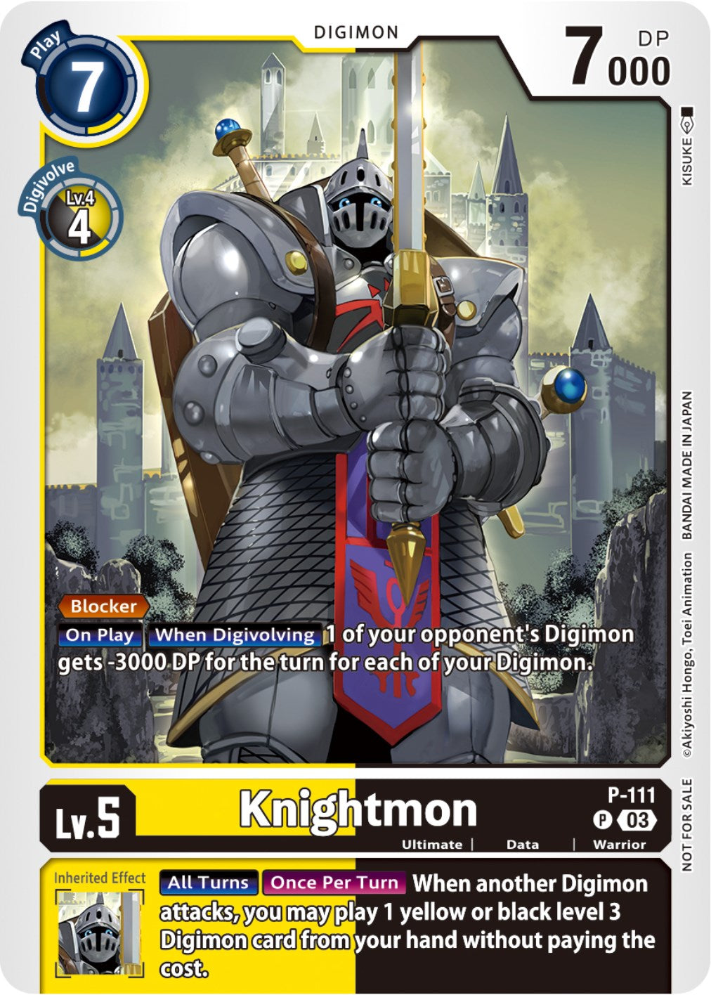 Knightmon [P-111] (3rd Anniversary Survey Pack) [Promotional Cards] | The Gaming Verse