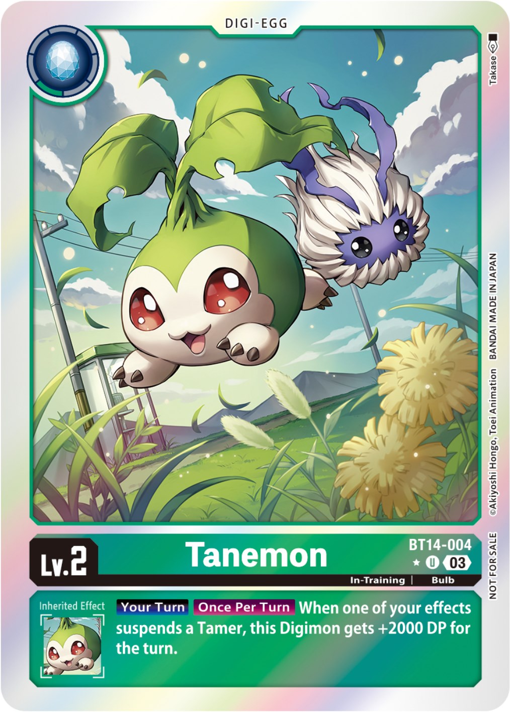 Tanemon [BT14-004] (Blast Ace Box Promotion Pack) [Blast Ace] | The Gaming Verse